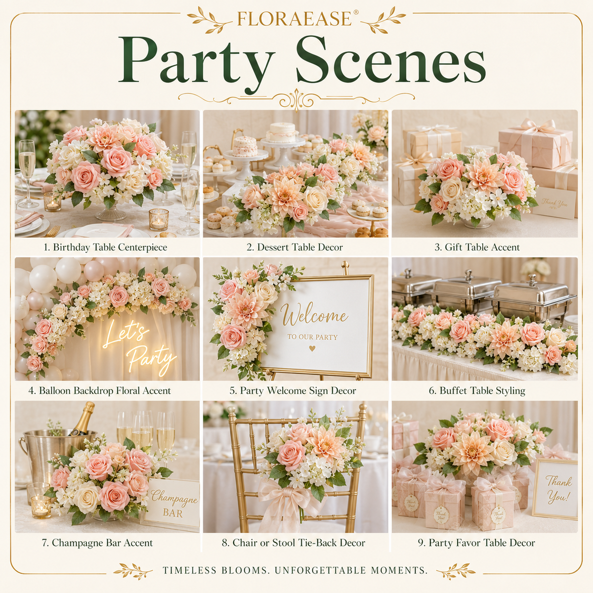DIY Faux Floral Arrangement Kit – Style 10 | Home & Wedding Decor