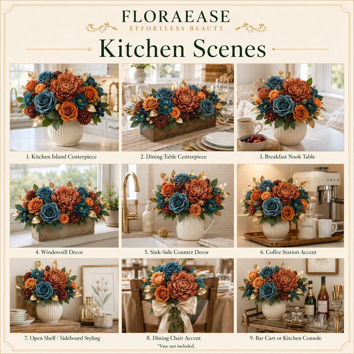 DIY Faux Floral Arrangement Kit – Style 21 | Home & Wedding Decor