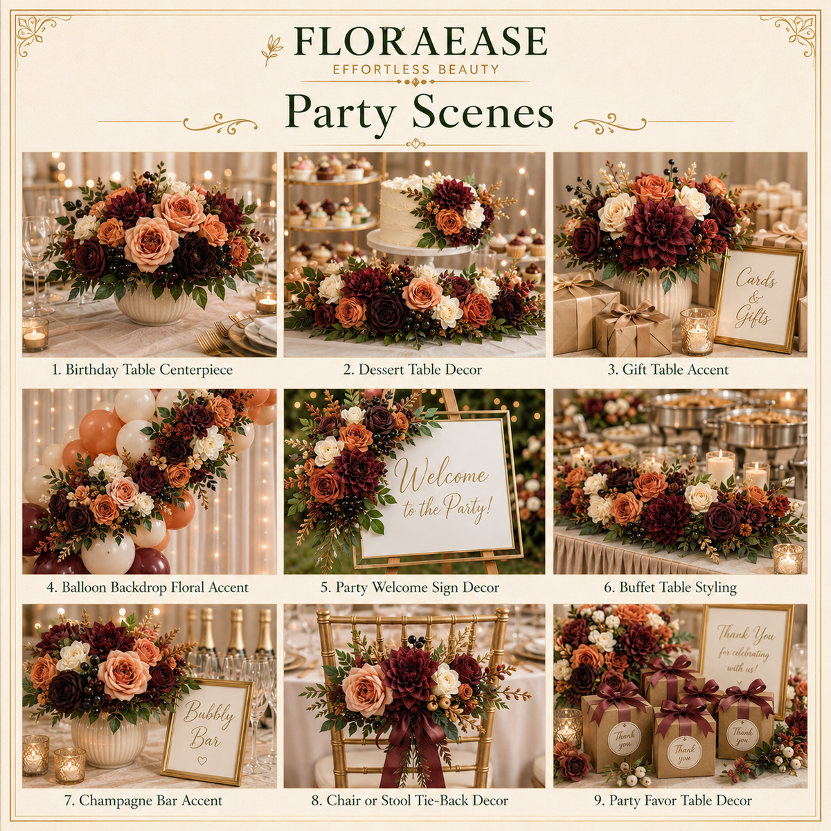 DIY Faux Floral Arrangement Kit – Style 27 | Home & Wedding Decor